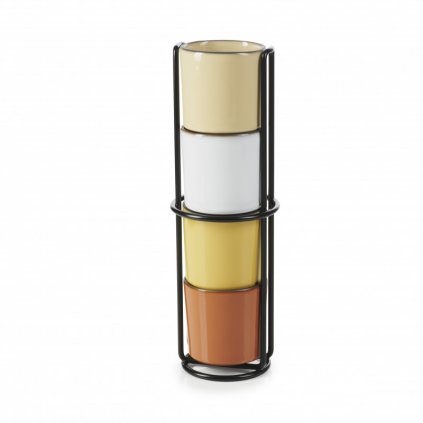 Draht Tassenhalter für 4 CARACTERE Espressotassen 80 ml, REVOL
