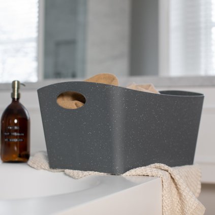 Aufbewahrungsbox BOXXX L 15 l, Naturgrau, Koziol