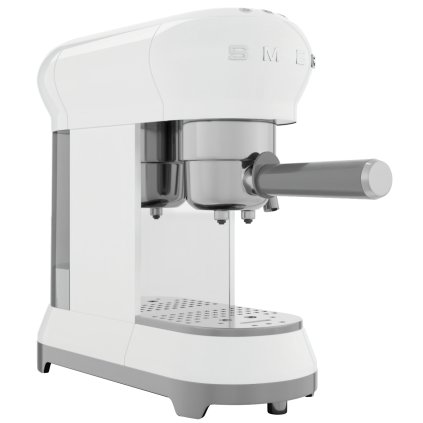 Espressomaschine mit Siebträger ECF01WHEU, weiß, Smeg
