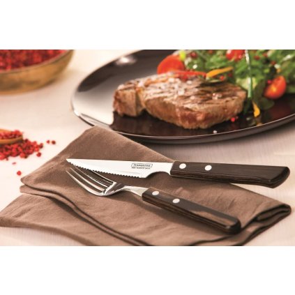 Steak Besteckset CHURRASCO, 12-teilig, braun, Tramontina