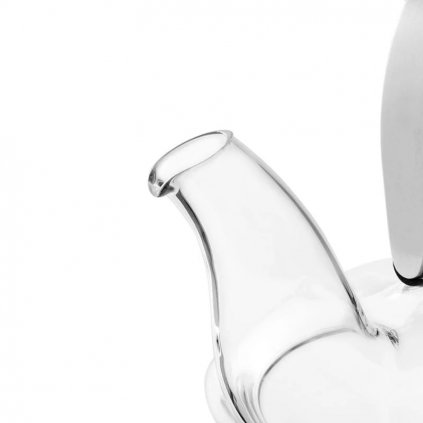 Teekanne mit Siebeinsatz LEAF 500 ml, Glas/Edelstahl, Viva Scandinavia