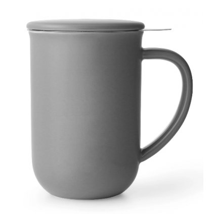 Teetasse mit Sieb MINIMA 500 ml, grau, Viva Scandinavia