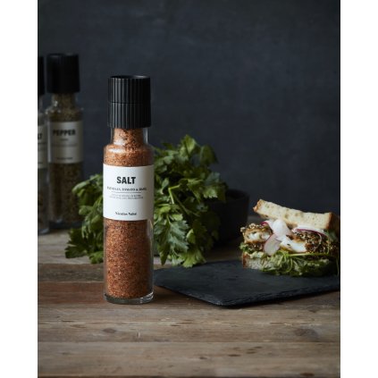 Salz mit Tomaten, Parmesan und Basilikum 300 g, Nicolas Vahé