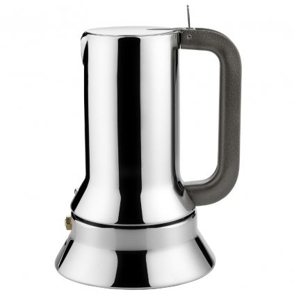 Espressokocher 9090, 500 ml, brauner Griff, Alessi