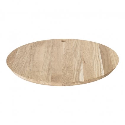 Schneide- und Servierbrett BORDA 30 cm, rund, braun, Holz, Blomus