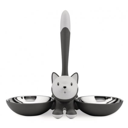 Katzennapf TIGRITO 600 ml, grau, Alessi