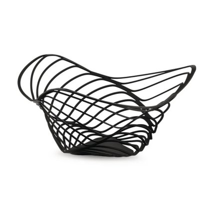 Obstschale TRINITY 26 cm, hoch, schwarz, Alessi