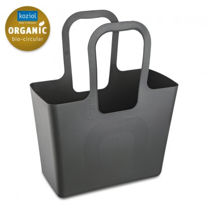 Shopper Einkaufskorb TASCHE XL, Natur Aschgrau, Koziol