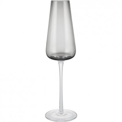 Champagnerglas BELO, 2er-Set, 200 ml, grau, Blomus