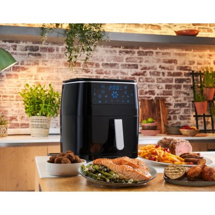 Heißluftfritteuse EASY FRY & STEAM FW201815, schwarz, Tefal