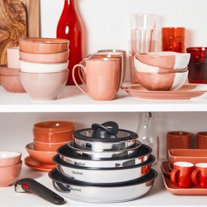 Kochtopfset Kochgeschirrset INGENIO EMOTION HE L897DS04 13-teilig, Tefal