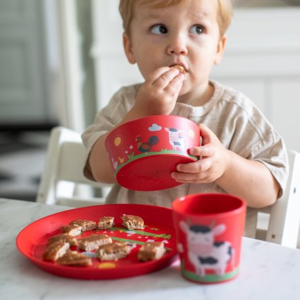 Kindergeschirrset FARM, 3-teilig, Koziol