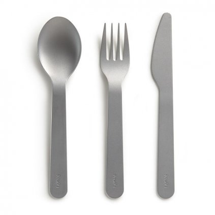 Reisebesteck-Set BASICS TO GO,3-teilig, Edelstahl, Lékué