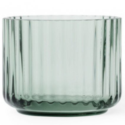 Teelichthalter 7 cm, grün, Glas, Lyngby