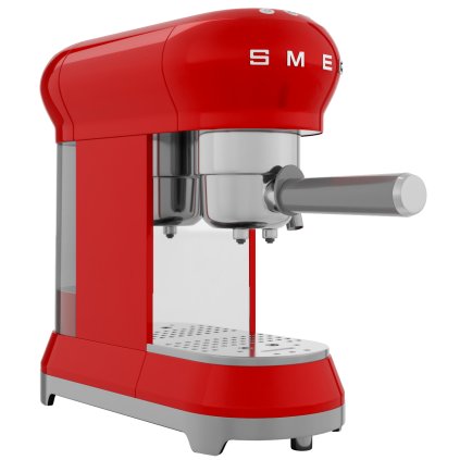 Espressomaschine mit Siebträger ECF01RDEU, rot, Smeg