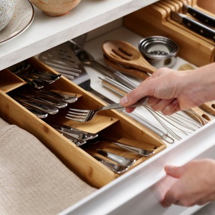 Besteckkasten DRAWERSTORE 85168 40 cm, Bambus, Joseph Joseph