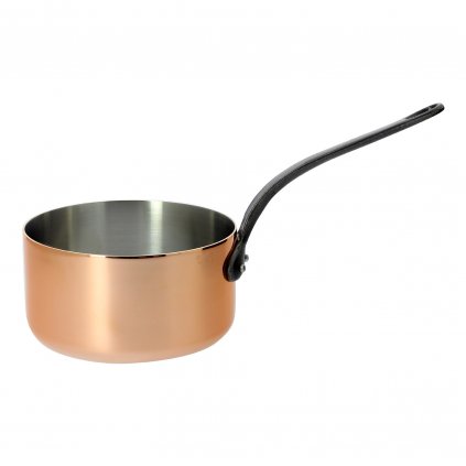 Stielkasserolle INOCUIVRE 20 cm, Gusseisen-Griff, Kupfer, de Buyer
