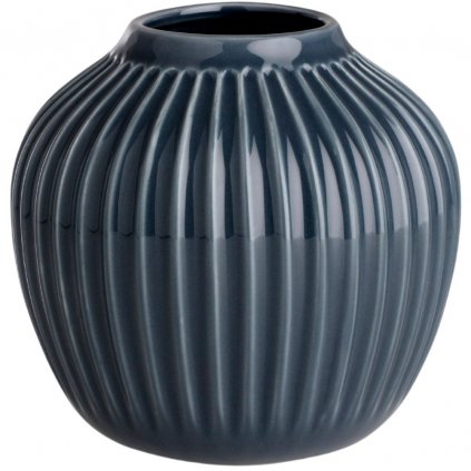 Vase HAMMERSHOI 13 cm, Anthrazitgrau, Kähler