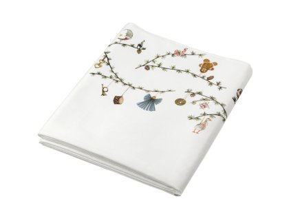 Weihnachtstischdecke HAMMERSHOI 150 x 320 cm, weiß, Kähler