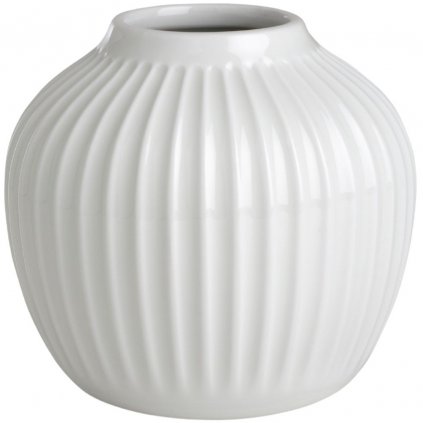 Vase HAMMERSHOI 13 cm, weiß, Kähler