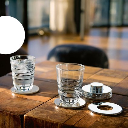 Untersetzer RINGS, 7-teilig, 9,5 cm, Philippi