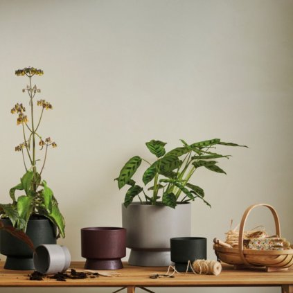 Blumentopf RECYCLED 19 cm, Sand, Rosendahl
