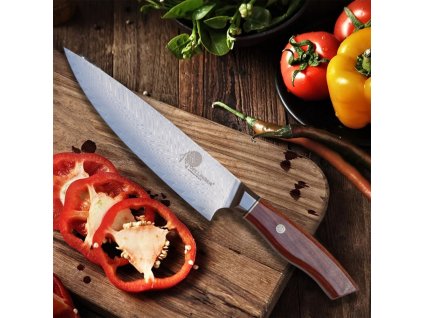 Chefmesser TOIVO PROFESSIONAL DAMASCUS 20,5 cm, Dellinger