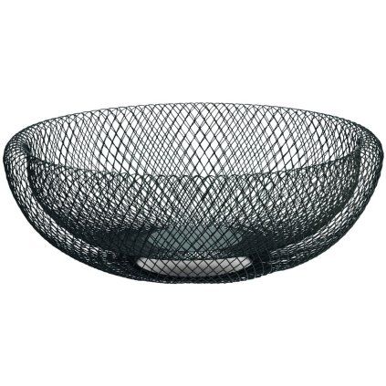 Obstschale MESH 40 cm, schwarz, Philippi