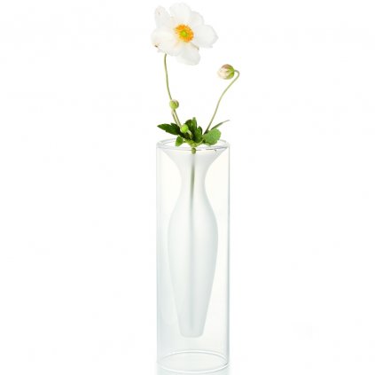 Vase ESMERALDA 20 cm, weiß, Philippi