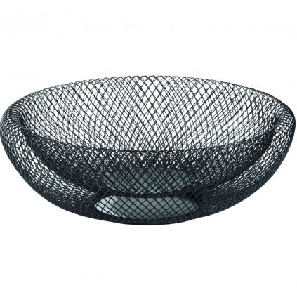 Obstschale MESH 29 cm, schwarz, Philippi