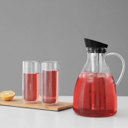 Eistee-Karaffe INFUSION 2 l, schwarz, Viva Scandinavia