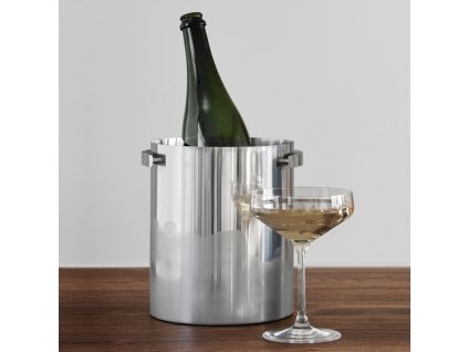 Sektkühler ARNE JACOBSEN, Silber, Stelton