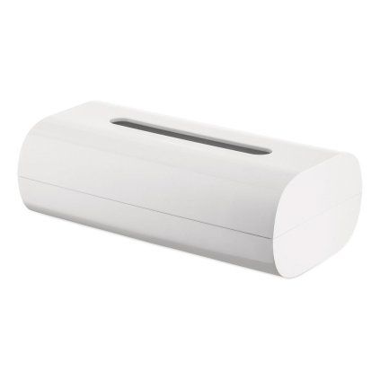 Kosmetiktuchbox BIRILLO, niedrig, weiß, Alessi
