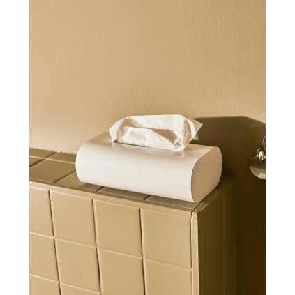 Papiertuchbox BIRILLO, weiß, Alessi