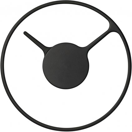 Wanduhr TIME 30 cm, schwarz, Stelton