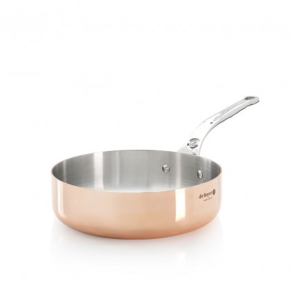 Sauteuse INOCUIVRE 20 cm, Kupfer, Edelstahl-Griff, de Buyer