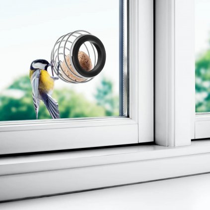 Vogelfütterer Meisenknödelhalter für Fenster SUET, Eva Solo