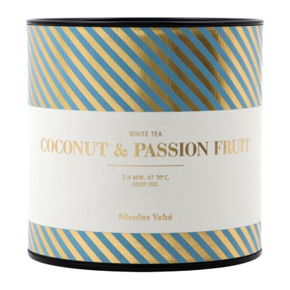 Weißer Tee COCONUT & PASSIONFRUIT, 100 g loser Blatttee, Nicolas Vahé