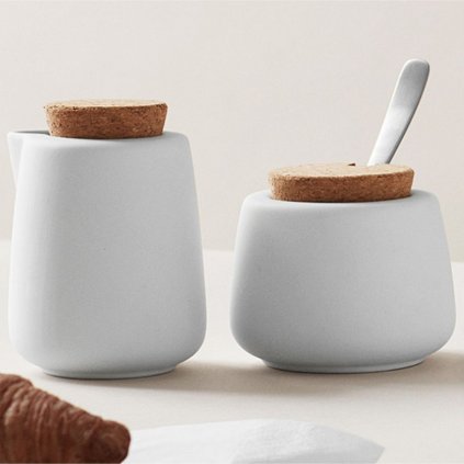 Sahne und Zuckerset NICOLA, weiß, Viva Scandinavia