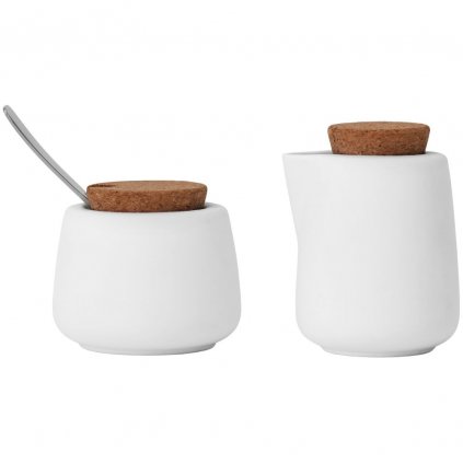Sahne und Zuckerset NICOLA, weiß, Viva Scandinavia