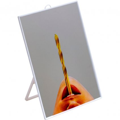 Tischspiegel TOILETPAPER DRILL 17,5 x 23 cm, Seletti
