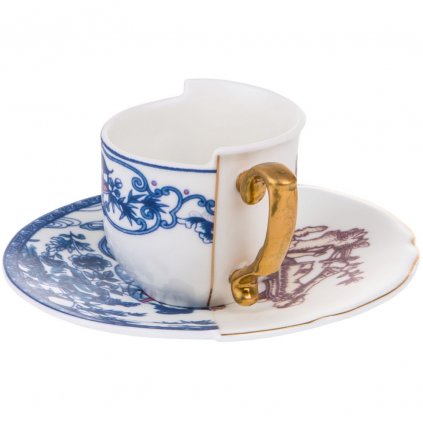 Kaffeetasse mit Untertasse HYBRID EUFEMIA, Seletti