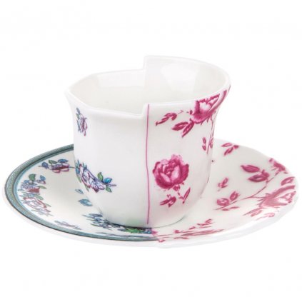 Kaffeetasse mit Untertasse HYBRID LEONIA, Seletti