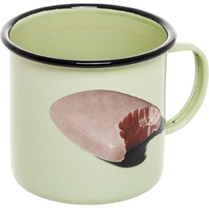 Becher TOILETPAPER SOAP 10 cm, grün, Emaille, Seletti