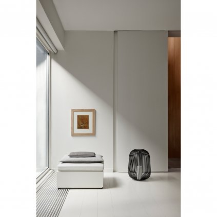 Laterne LITO L 45 cm, schwarz, Stahl, Blomus