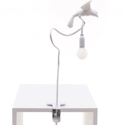 Schreibtischlampe SPARROW CRUISING 100 cm, weiß, Seletti