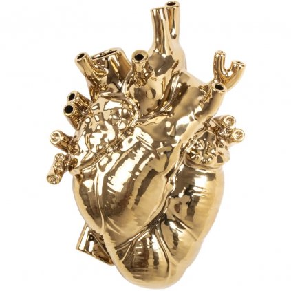 Vase LOVE IN BLOOM 25 cm, Gold, Seletti