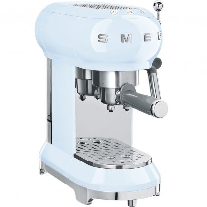 Espressomaschine mit Siebträger 50'S STYLE ECF01PBEU, pastellblau, Smeg