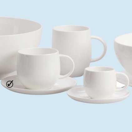 Untertasse für ALL-TIME Teetasse 15 cm, Knochenporzellan, Alessi