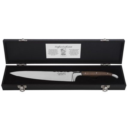 Chefmesser LUXURY 20 cm, Geschenkbox, Olivenholz-Griff, Laguiole